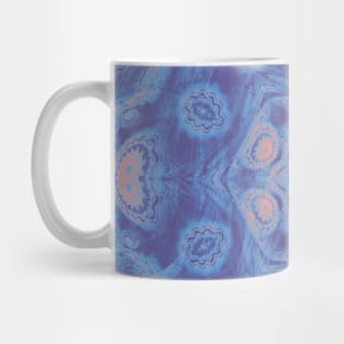 Ultra-violet kaleidoscope mandala with fractal texture Mug